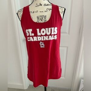 MLB Red St. Louis Cardinals Women's Tank Top
